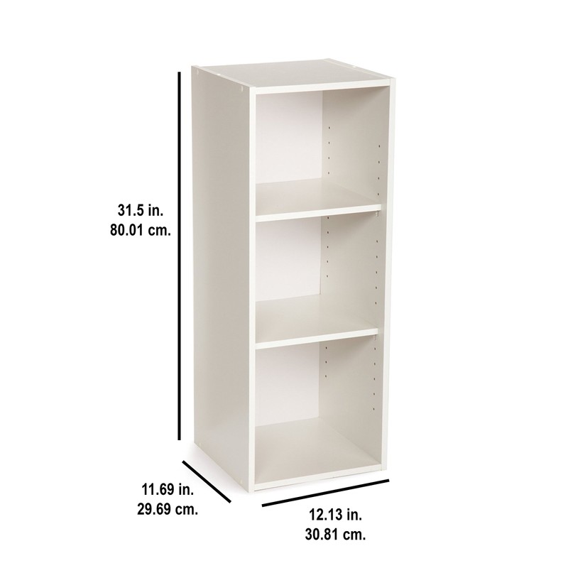 ClosetMaid #8987 Stackable 3-Shelf Organizer, White