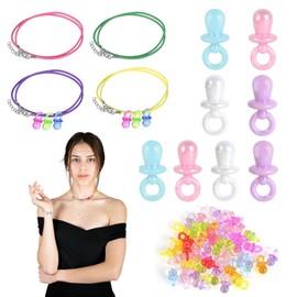 90s Accessories Dummy Chain 90s Dummy Necklace Tattoo Choker Tattoo Chain 90s Wax Rope Decorative Dummy Pearl Necklace Dummy Plastic for 80 90s Theme Party