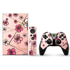 MightySkins Skin Compatible with NVIDIA Shield TV (2017) Pro - Cherry Blossom | Protective, Durable, and Unique Vinyl Decal wrap Cover | Easy to Apply, Remove, and Change Styles | Made in The USA