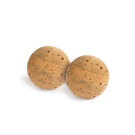 Yoga Studio Unbranded Cork Massage Balls Twin Pack, Trigger Point Therapy Ball, Cork Ball Roller for Muscle Tension, Deep Tissue Relief (2cm)