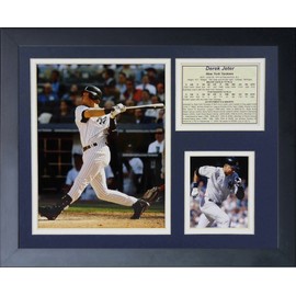 Legends Never Die Derek Jeter Batting Framed Photo Collage, 11x14-Inch