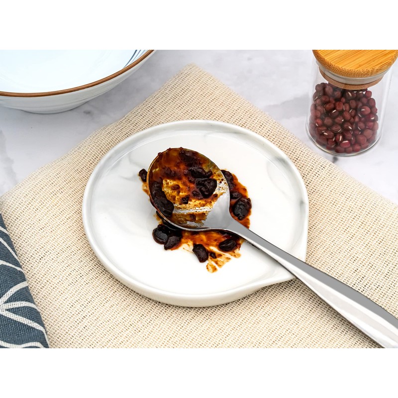 Oversized Spoon Rest,Ceramic Spoon Rest for Kitchen Counter Dishwasher Safe