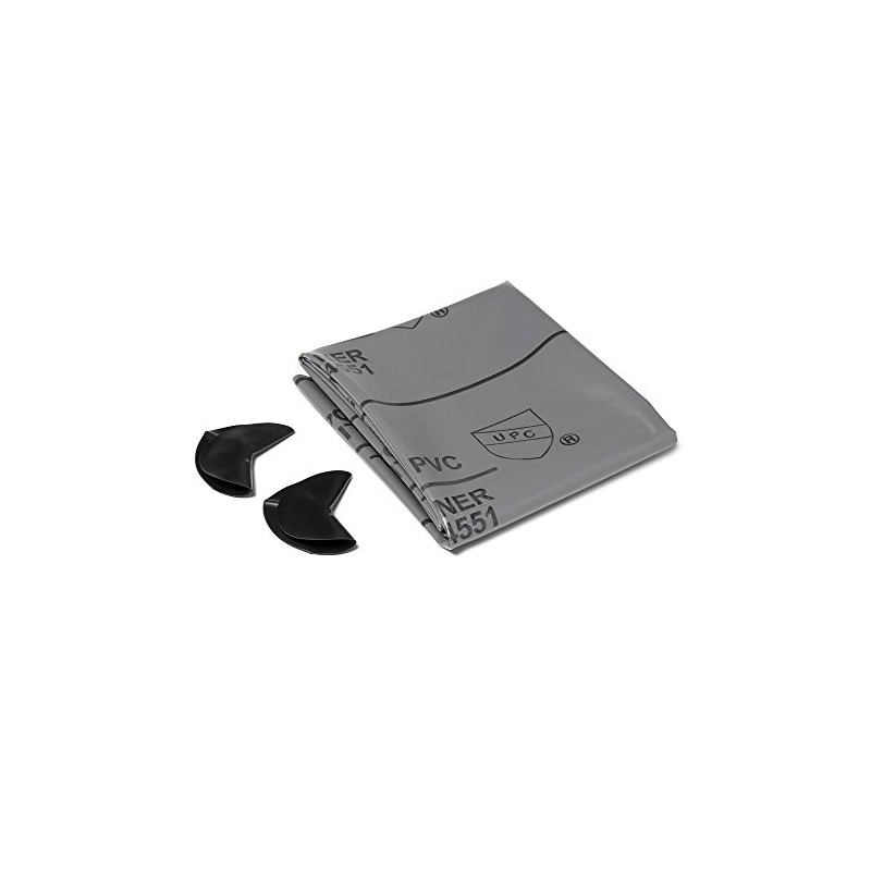 Oatey PVC Shower Pan Liner Kit Gray 5' x 6'