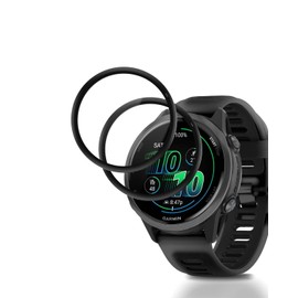 2 Pack Screen Protector for Garmin Forerunner 570,42mm,3D Full Screen Coverage Protective Film for Garmin Forerunner 570 Smart Watch, HD Clarity,Anti-Scratch, Bubble Free