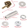 Lunsom Finger License Plate Screws, License Plate Screw Kit 4PCS