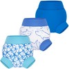 BIG ELEPHANT Reusable Baby Swim Diapers - 3 Pack for