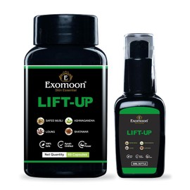  Lift-Up Massage Oil & Capsules for Man | Private Packaging | Made with Natural Ingredients | Clinically Tested (Combo Pack)