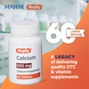 Rugby 600 mg Calcium Tablets - Calcium Supplement - 60