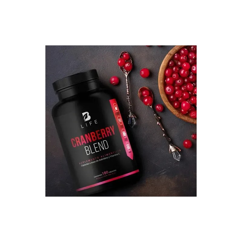 Arándano Concentrado 50:1. 180 Caps Cranberry Blend B Life. Sabor