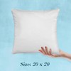 Mocassi Premium Ultra Soft Throw Pillow Inserts Pack of 2