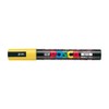 Mitsubishi Pencil PC5M.2 Posca Water Based Pen, Medium Point, Round Lead, Yellow