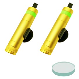 Allelic 2025 Upgraded Window Breaker Seatbelt Cutter, Window Breaker, Glass Breaker, 2-in-1 Emergency Car Escape Tool - Extended Tungsten Hammer Tip Shatters Tempered/Laminated Glass (2 PCS, Gold)