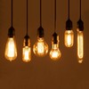 CTKcom G30 Edison Globe Bulbs (2 Pack)- G95 E27 Antique
