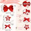 STGDAK Red Bows For Hair Bow Y2k Star Clips Cute