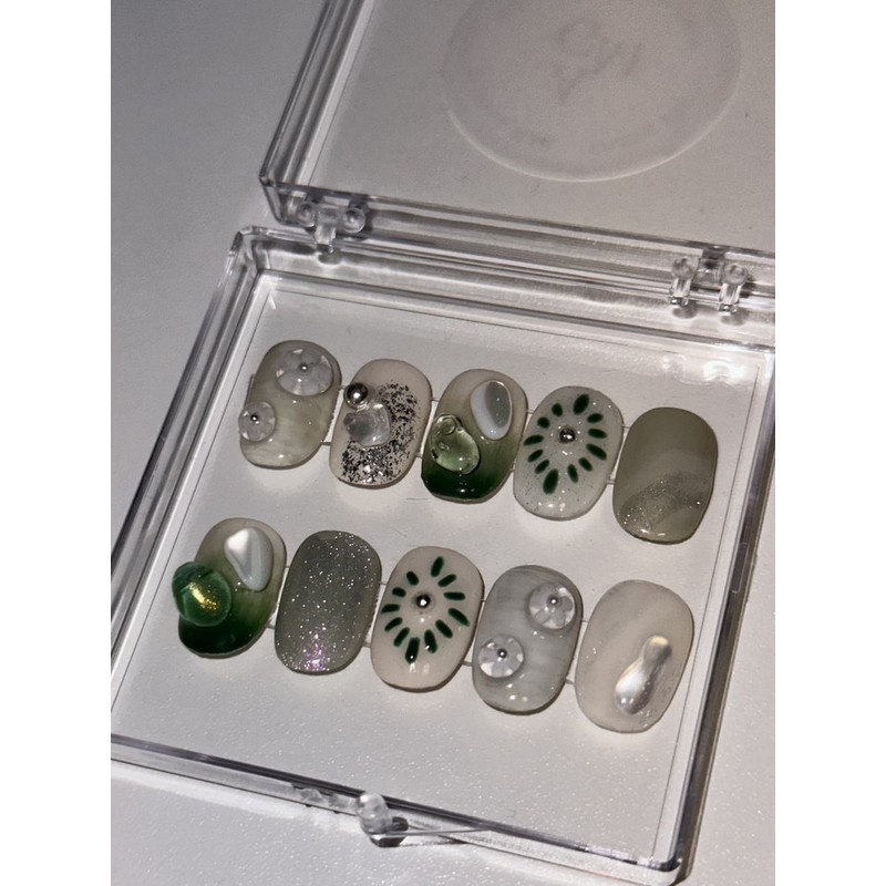 Aemong: Daisy Objet Nail Tip - Mini Short Square /