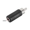sourcing map 2 Pcs RCA Male to 3.5mm Female Stereo