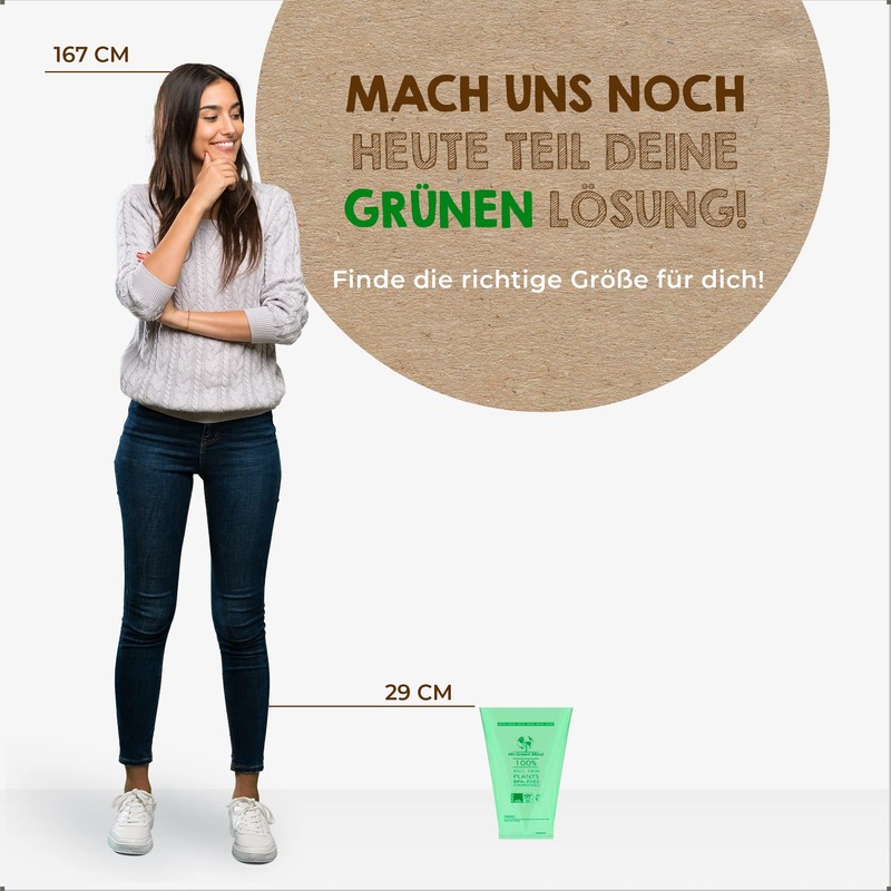Mr. Green Mind Biobags 2/3 Litre Pack of 250 Biodegradable