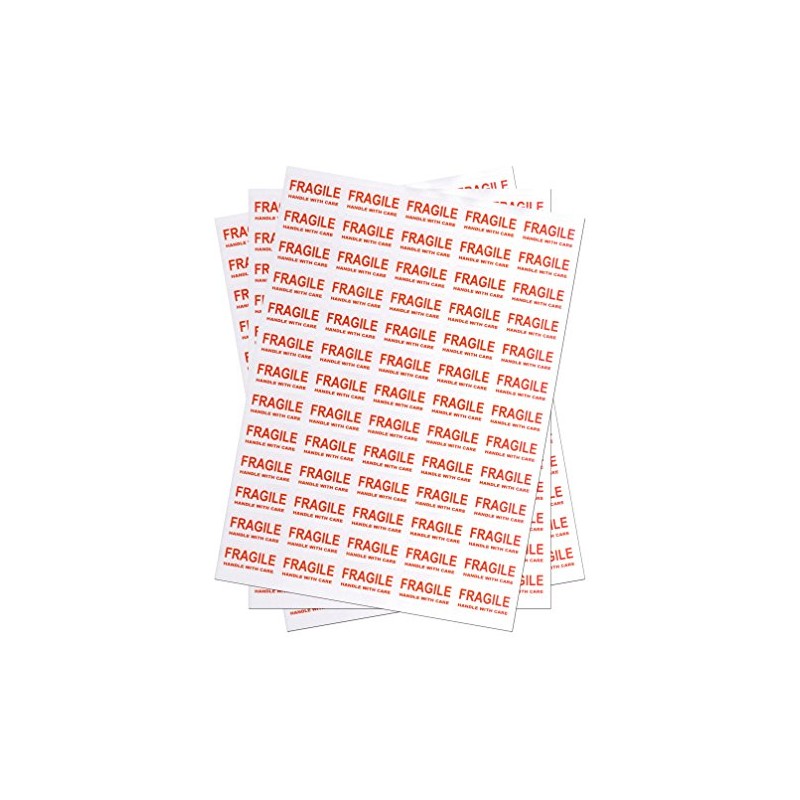 650 Fragile - Handle with Care Labels Small Stickers