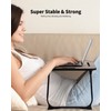 VIFOCAE Foldable Lap Desk, Laptop Bed Desk, Portable Lap Table,