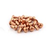 YXQ 50 Pcs Copper Solid Rivets 1/4 Diameter 5/16 L