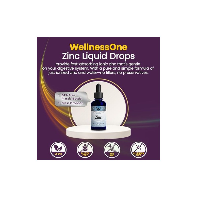 Zinc - Best Liquid Ionic Mineral Supplement - Supports Immune