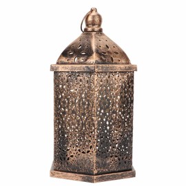 Hanging Lantern Outdoor Lamp Iron Retro Style Home Decoration Ornament for Garden Patio