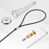 3 Sets Gate Latch Cable Pull, Black Gate Latch Pull