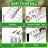60 Pack Stainless Steel Squirrel Spikes for Bird Feeder, 60