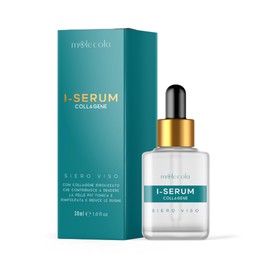 I-SERUM Gesichtsserum mit Kollagen – spendet Feuchtigkeit, strafft und strafft – wirkt gegen Zeichen der Hautalterung – jüngere und elastischere Haut – 30 ml