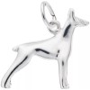 Rembrandt Sterling Silver Doberman Dog Charm by Rembrandt