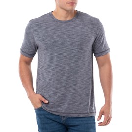 Lee Men's Quick Dry Short Sleeve Tee, Smoke Heather, X-Large