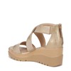 Naturalizer SOUL Women's Goodtimes Wedge Sandal Gold 8 W