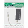 InLine 69995A 4-Way Telephone Port Splitter, RJ45 Plug to 4x