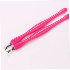 Outanaya 48pcs Pack of Dead Skin Forks Nail Art Tool Cuticle Remover Stainless Steel Plastic Nail Manicure for Women