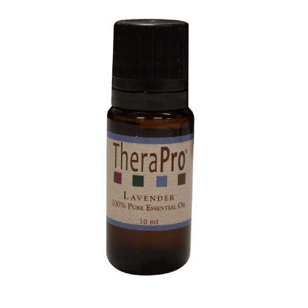 TheraPro Lavender Essential Oil - 100% Pure Essential Oil - Therapeutic Grade - Massage & Spa Aromatherapy - 10 ml Glass Bottle