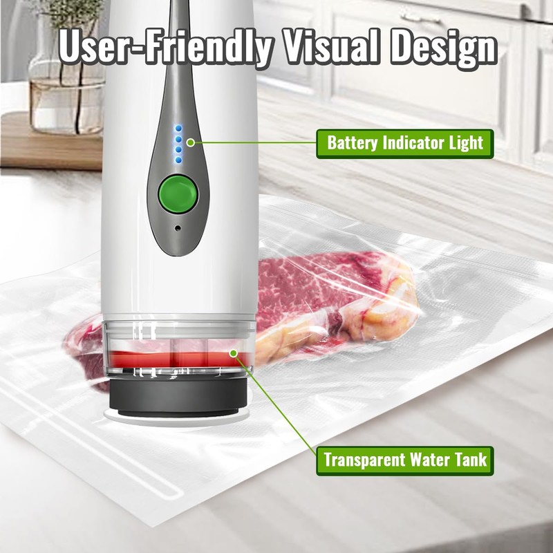 2025 New Vacuum Sealer for Food Storage, Portable Handheld Vacuum