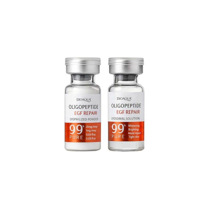 Oligopéptido - Suero Facial -Rejuvenecedor, Hidratante - Set de Polvo