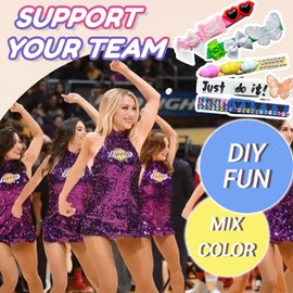 Crastilior 80PCS Cheer Pins Spirit Clips, 80 PCS Colored Clothes Pins Wooden 100 Mini Resin Animals Bows Butterfly and Stickers Pen Close Pins for Backpacks Charms for Clothes pins