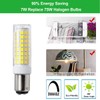 SZHZS Ba15d LED Light Bulbs Dimmable Double Contact Bayonet Base,