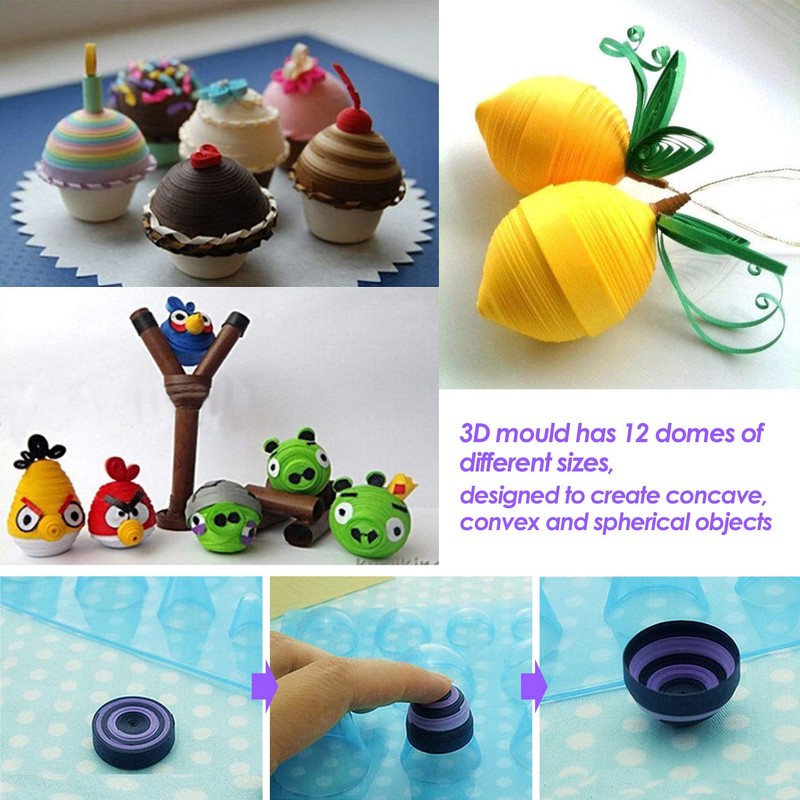 Hyber&Cara Paper Quilling Tools Set 19 Pcs Quilling Kit for