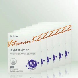 Dr.Lin Supercritical Vitamin K2 300mg x 30 tablets x 6 / 닥터린 초임계 비타민K2 300mg x 30정 x 6개