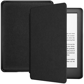 IDLOOKMAL Funda Kindle, Funda Compatible para Kindle All-New 11ª Generación (6'') y Paperwhite 12ª Gen 2024 (7'') ，Función Auto Sleep Wake (Negro-1, 6 Pulgadas)