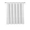 Seenus Waterproof Short Fabric Shower Curtain with 3 Large Magnets,