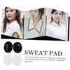 Baluue 2pairs Underarm Pads Reusable Armpit Sweat Pads Portable Quick-drying