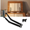 XMHBG 6 Pack Book Page Holder Clips with Torsion Spring