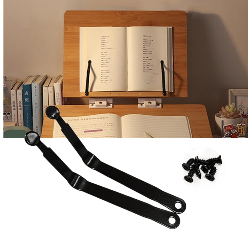 XMHBG 6 Pack Book Page Holder Clips with Torsion Spring