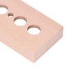 DIY Glow Tube Clock Kit 4 Lamps Beech Wood Enclosure