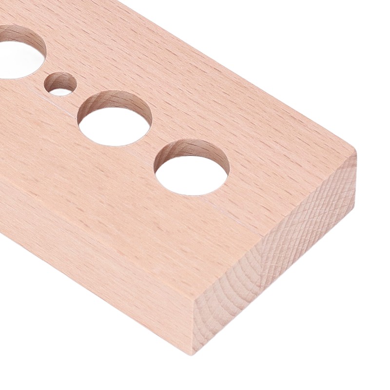 DIY Glow Tube Clock Kit 4 Lamps Beech Wood Enclosure