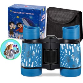 Binoculars for Kids Best Gifts for 3-12 Years Boys Girls High-Resolution Optics Shockproof Mini Compact Binocuolar Toys