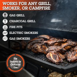 Steven Raichlen All Natural Cherry Wood Chunks for Smoking Meat - 840 Cu. In. Box, Approx 10 Lbs - Kiln Dried Large Cut BBQ Wood Chips for Smoker - Gift for Grilling - Holiday Party Cookout Essential